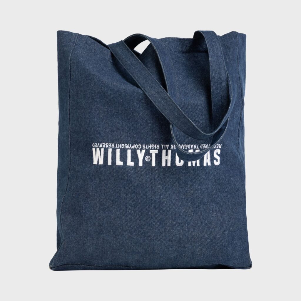 TOTE BAG BLEU WILLY THOMAS EN DENIM